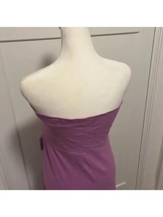 NWT LuLaRoe Pink / Purple Strapless Maxi Skirt Dress Women’s Size M (10-12) - Picture 6 of 9